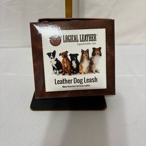 NIB Logical Leather Dog Leash